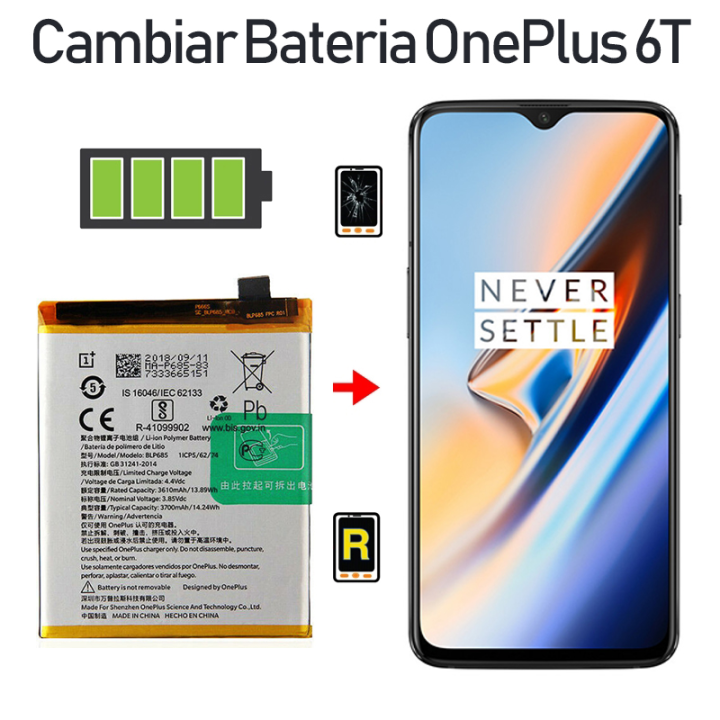 Cambiar Batería Oneplus 6T