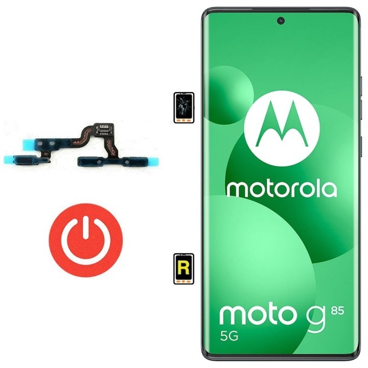 Cambiar Botón de Encendido Motorola Moto G85 5G