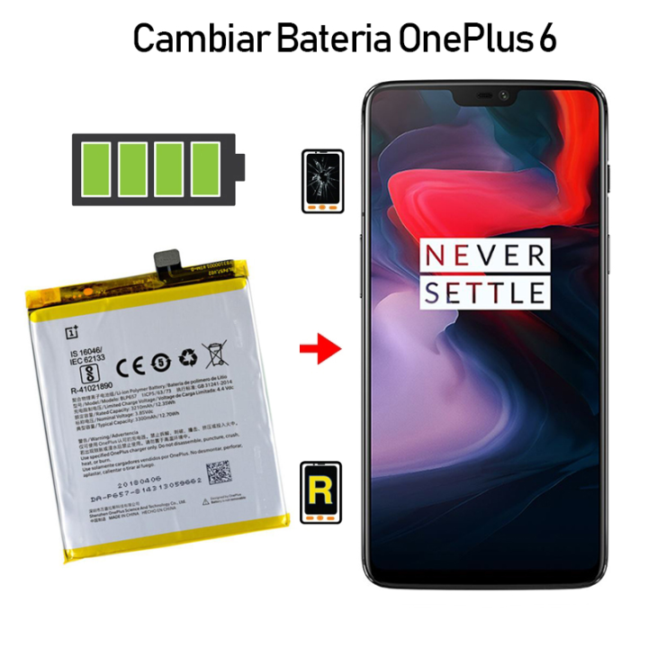 Cambiar Batería Oneplus 6