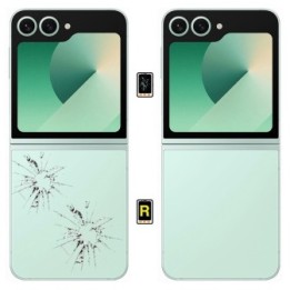 Cambiar Tapa Trasera Sin Pantalla Samsung Galaxy Z Flip 6 | Reparac...