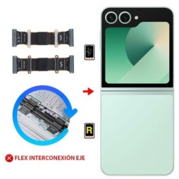 Cambiar Flex Spin Axis Samsung Galaxy Z Flip 6 | ReparacionMovil ®