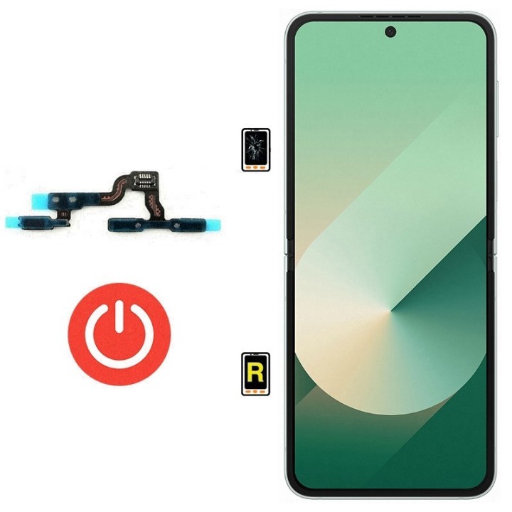 Cambiar Botón de Encendido Samsung Galaxy Z Flip 6 | ReparacionMovil ®