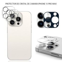 Protector Cristal Cámara Trasera iPhone 15 Pro Max | Reparar iPhone...