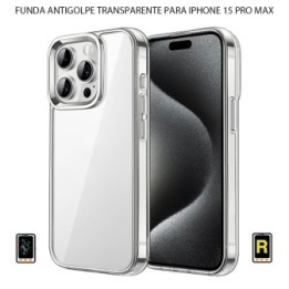 Funda Antigolpe Transparente iPhone 15 Pro Max | Reparar iPhone 15 ...