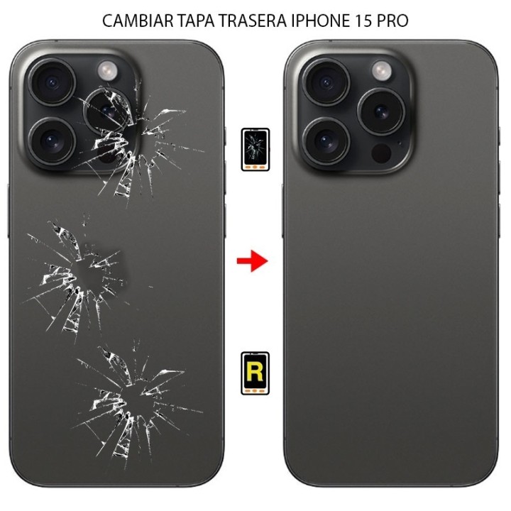 Cambiar Tapa Trasera iPhone 15 Pro