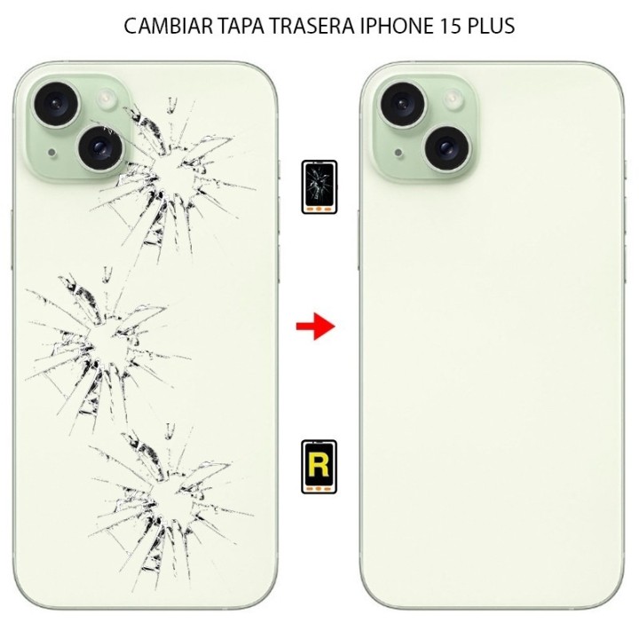 Cambiar Tapa Trasera iPhone 15 Plus