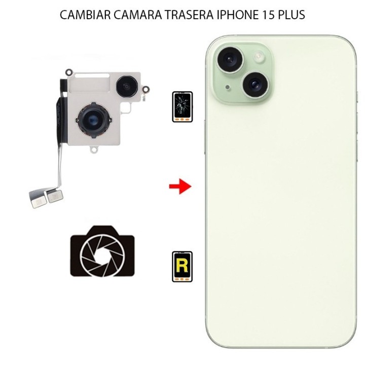 Cambiar Cámara Trasera iPhone 15 Plus