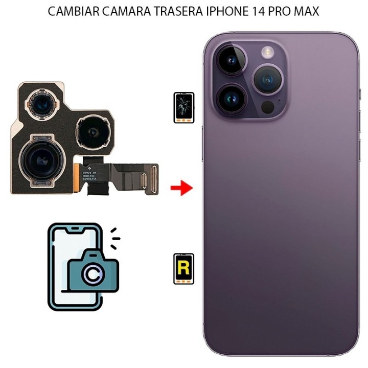 Cambiar Cámara Trasera iPhone 14 Pro Max
