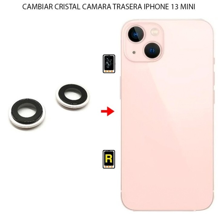 Cambiar Cristal Cámara Trasera iPhone 13 mini