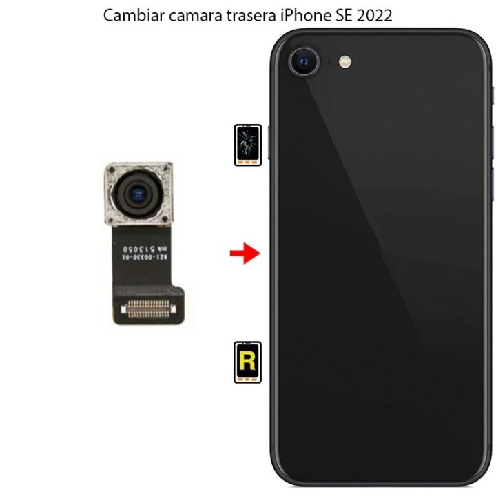 Cambiar Cámara Trasera iPhone SE 2022 | Reparar iPhone SE 2022 Madrid