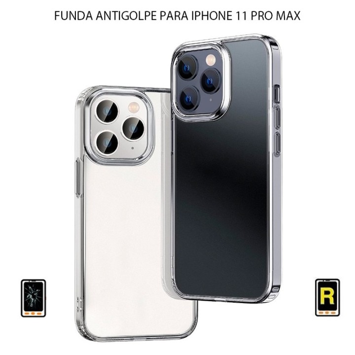 Funda Antigolpe iPhone 11 Pro Max Gel Transparente | Reparación Móv...