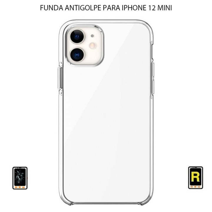 Funda Antigolpe iPhone 12 Mini Gel Transparente | Reparación Móvil ®