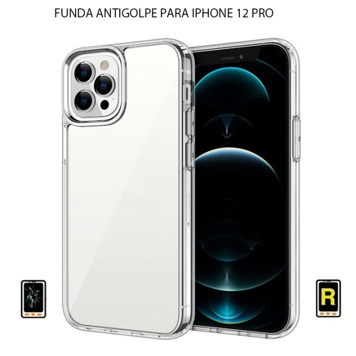 Funda Antigolpe iPhone 12 Pro Gel Transparente | Reparación Móvil ®