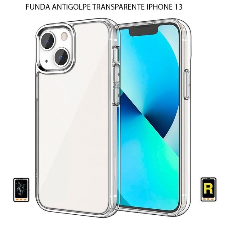Funda Antigolpe iPhone 13 Gel Transparente | Reparación Móvil ®