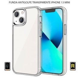 Funda Antigolpe iPhone 13 Mini Gel Transparente | Reparación Móvil ®