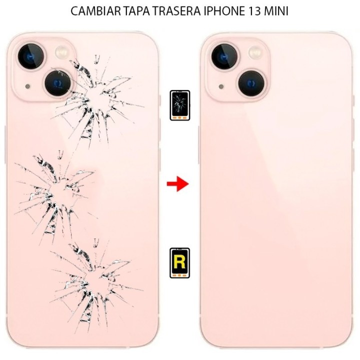 Cambiar Cristal De Tapa Trasera iPhone 13 mini