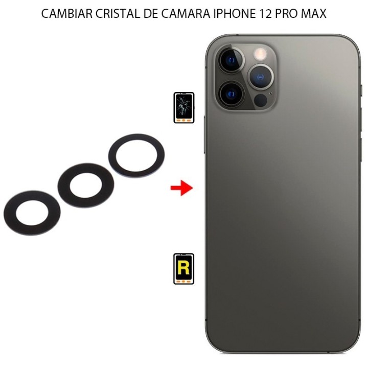 Cambiar Cristal Cámara iPhone 12 Pro Max