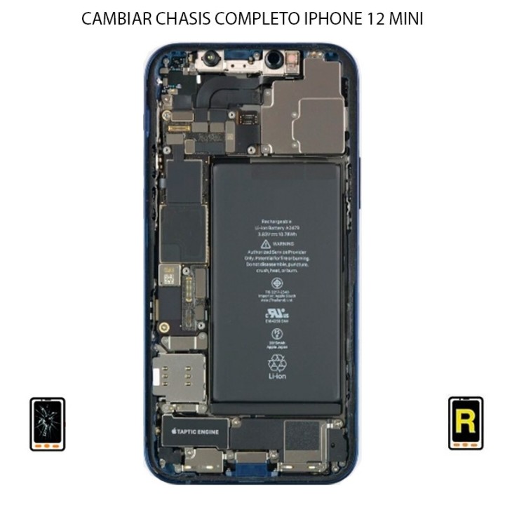 Cambiar Marco Chasis iPhone 12 Mini