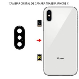 Cambiar Cristal Cámara iPhone X