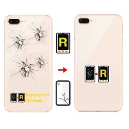 Cambiar Cristal Tapa iPhone 8 Plus