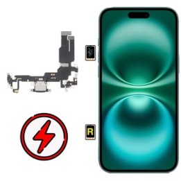 Cambiar Conector de Carga iPhone 16 Plus