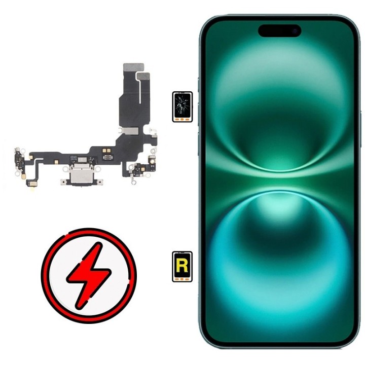 Cambiar Conector de Carga iPhone 16 Plus