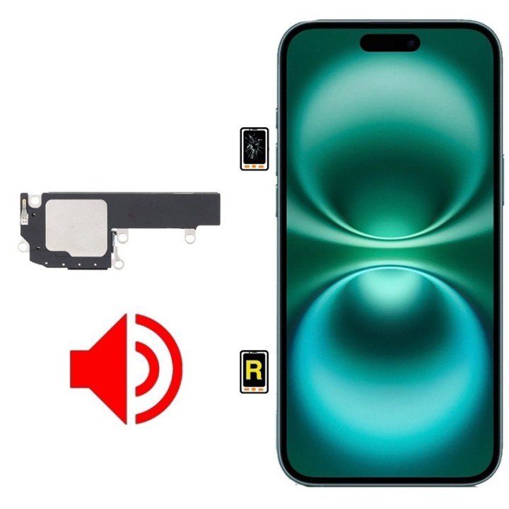 Cambiar Altavoz de Música iPhone 16 Plus