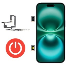 Cambiar Botón de Encendido iPhone 16 Plus