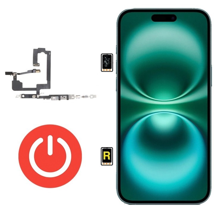 Cambiar Botón de Encendido iPhone 16 Plus