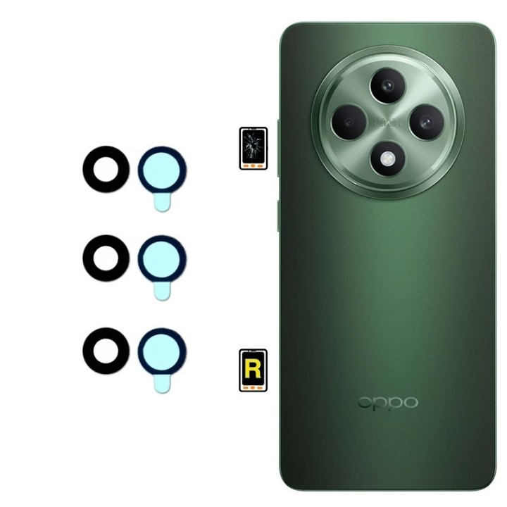 Cambiar Cristal Cámara Trasera Oppo Reno 12 F en Madrid