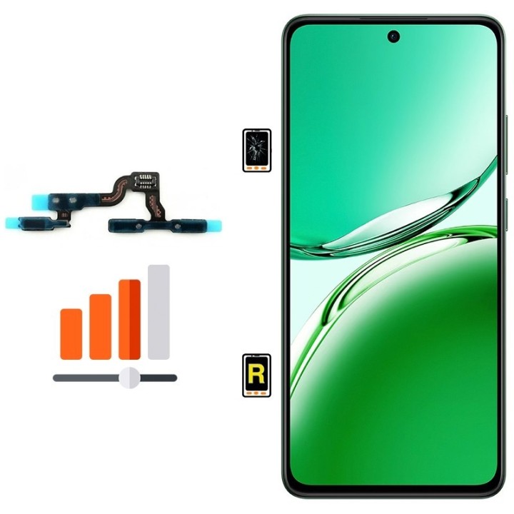 Cambiar Botón de Volumen Oppo Reno 12 FS
