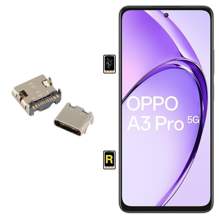Cambiar Conector de Carga Oppo A3 Pro