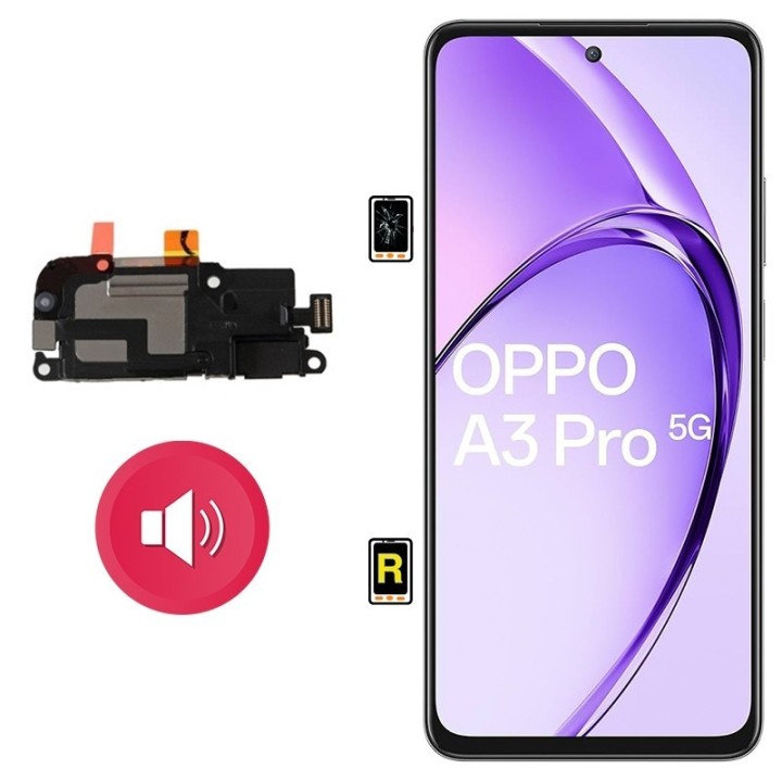 Cambiar Altavoz de Música Oppo A3 Pro en Madrid