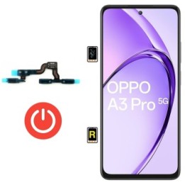 Cambiar Botón de Encendido Oppo A3 Pro en Madrid