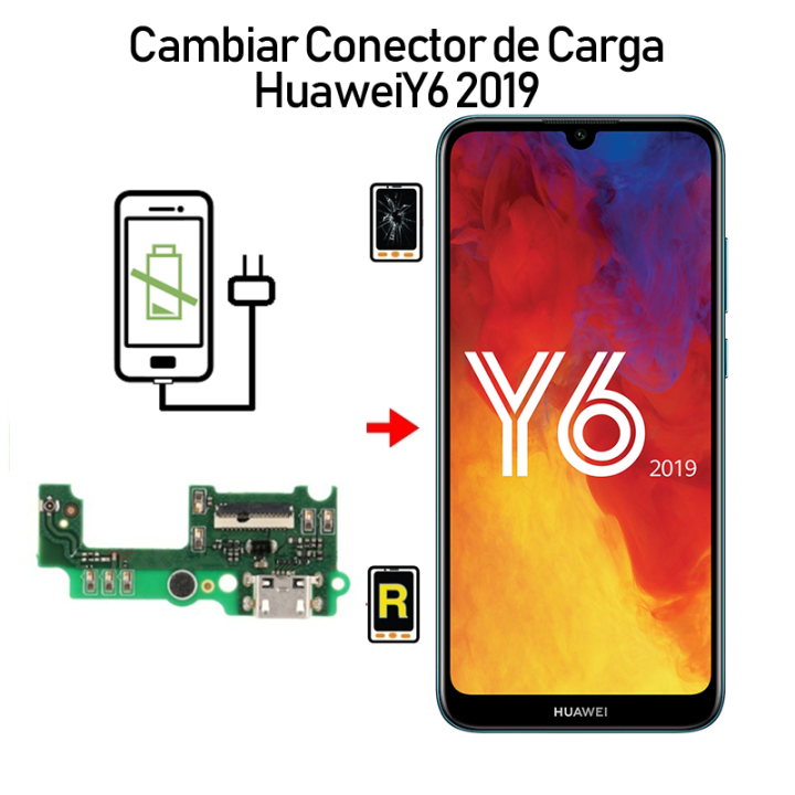 Cambiar Conector De Carga Huawei Y6 2019