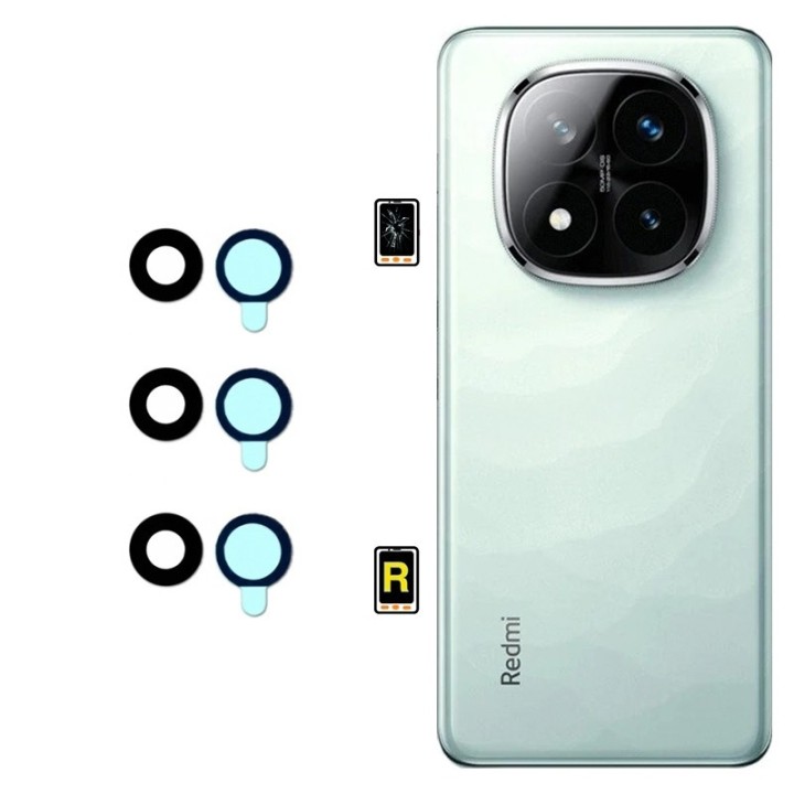 Cambiar Cristal Cámara Trasera Xiaomi Redmi Note 14 Pro Plus en Madrid