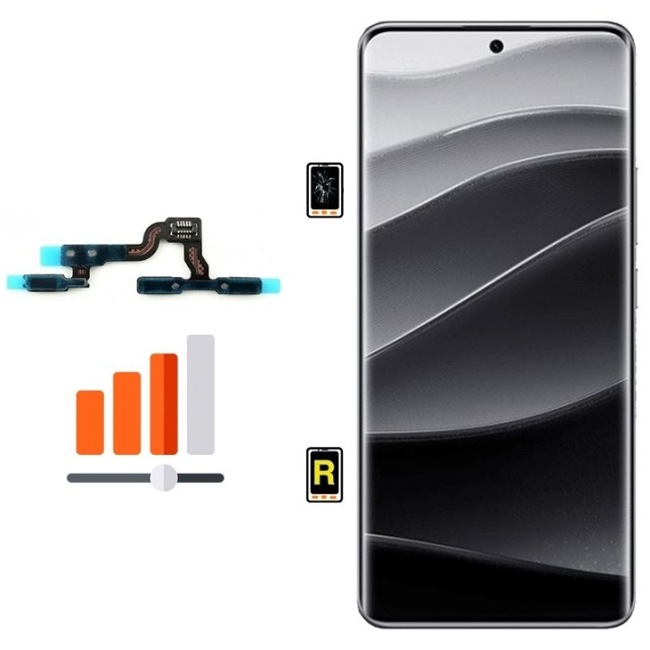 Cambiar Botón de Volumen Xiaomi Redmi Note 14 Pro Plus en Madrid