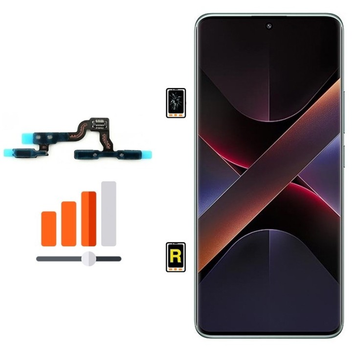 Cambiar Botón de Volumen Xiaomi Poco X7 Pro Madrid