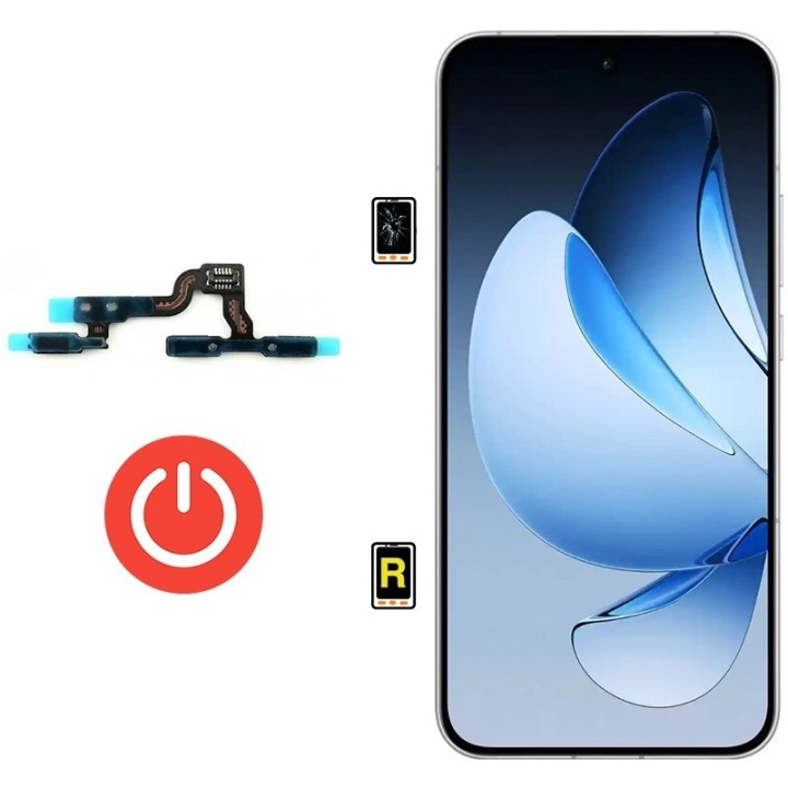Cambiar Botón de Encendido Oppo Reno 13 F 5G en Madrid