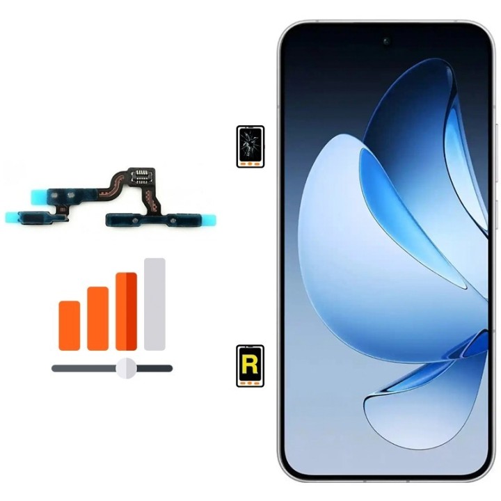 Cambiar Botón de Volumen Oppo Reno 13 F 5G en Madrid