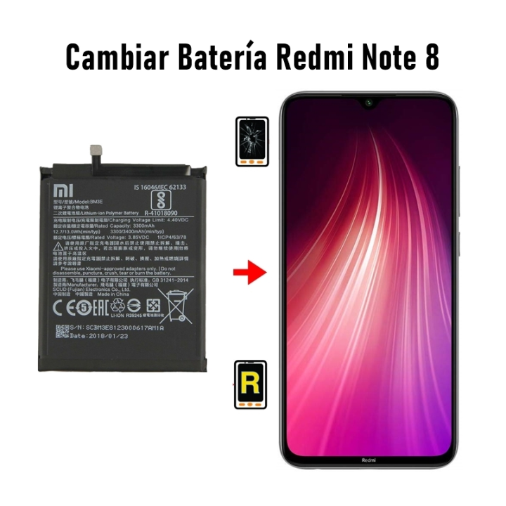 Cambiar Batería Original Redmi Note 8 BN46