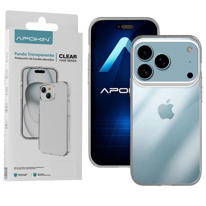 Funda Transparente ABR Antigolpe Con Magnetico Apokin
