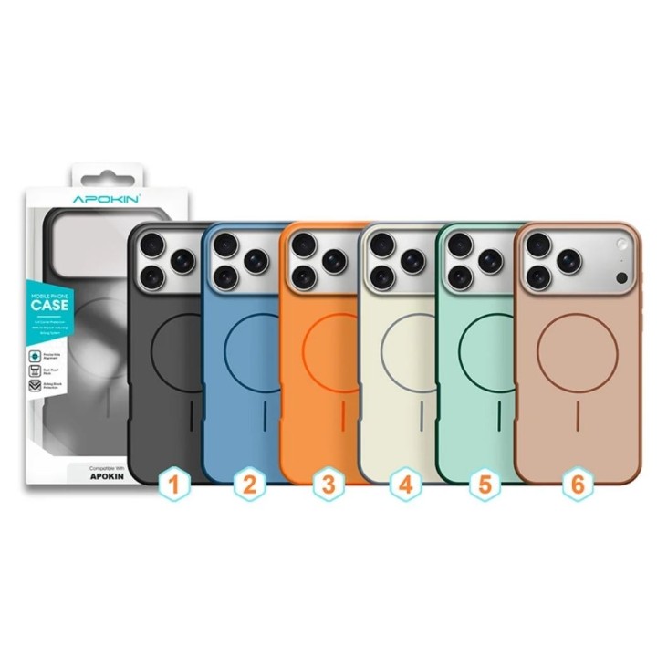 Funda Silicona Premium Magsafe Apokin