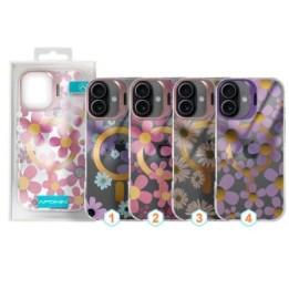 Funda transparente con dibujo Magsafe Apokin