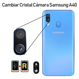 Cambiar Cristal Cámara Trasera Samsung Galaxy A40