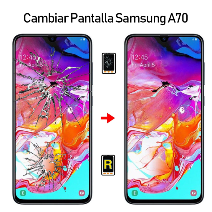 Cambiar Pantalla Samsung Galaxy A70 SM-A705F Original