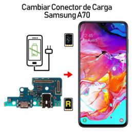 Cambiar Conector de carga Samsung Galaxy A70 SM-A705F