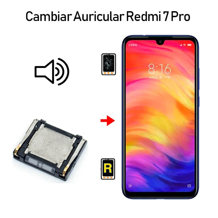 Cambiar Auricular De Llamada Redmi 7 Pro
