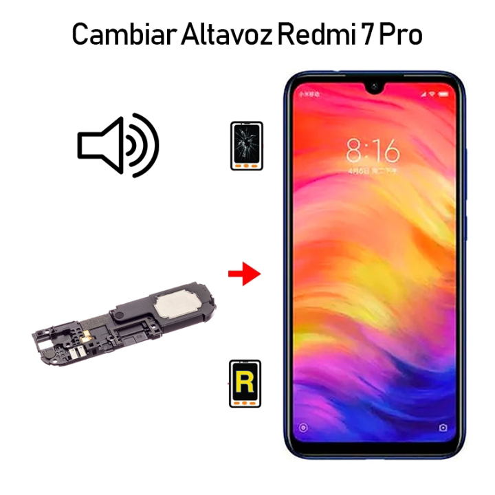 Cambiar Altavoz De Música Redmi 7 Pro