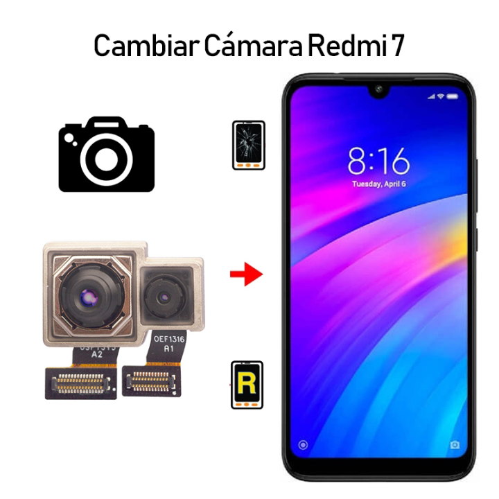 Cambiar Cámara Trasera Redmi 7 M1810F6LG